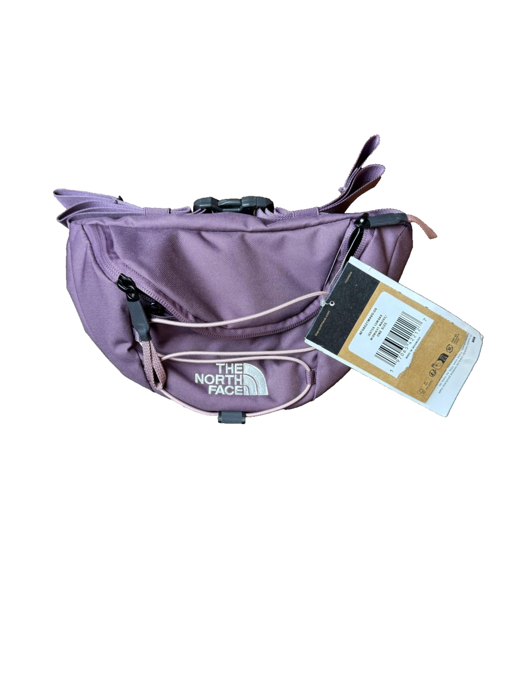 North Face Jester Lumbar Waist Pack Womens One Size Midnight Mauve Fanny Bag New